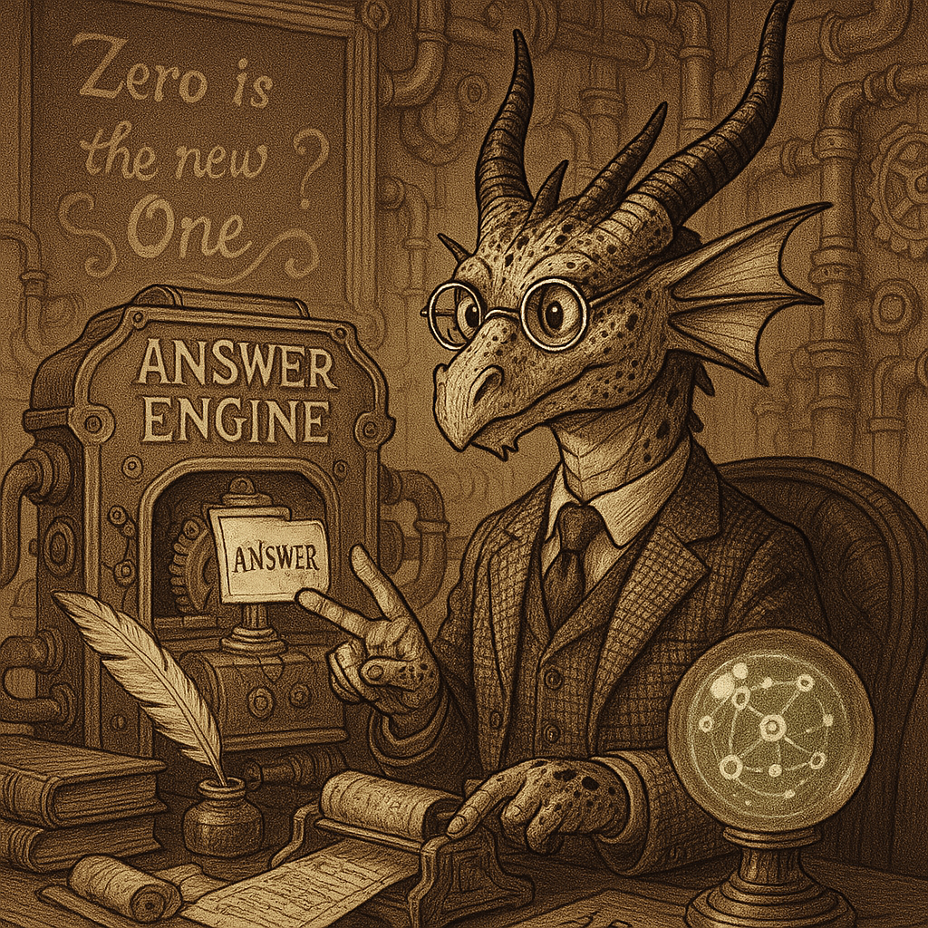 Symbolbild für KI-genererierten Content auf "Position Zero" in der Google SERP