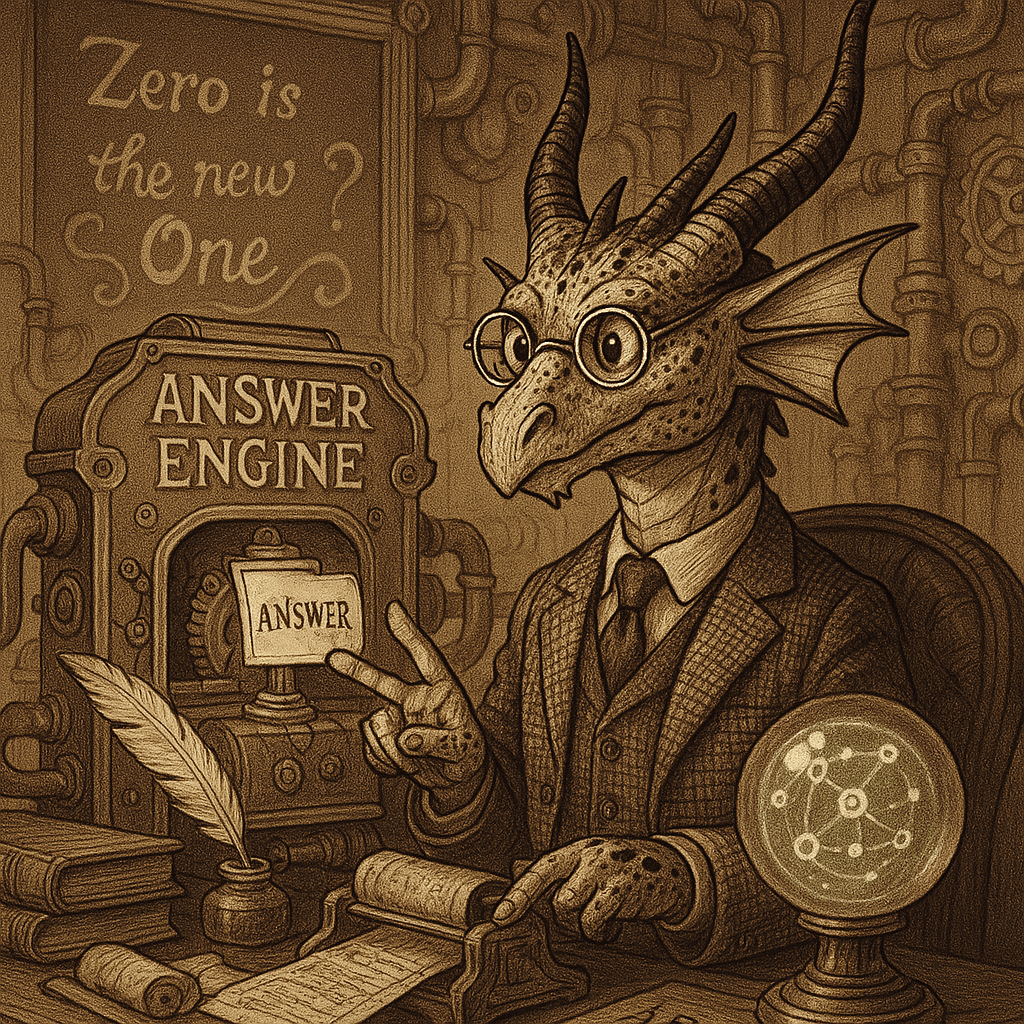 Symbolbild für KI-genererierten Content auf "Position Zero" in der Google SERP