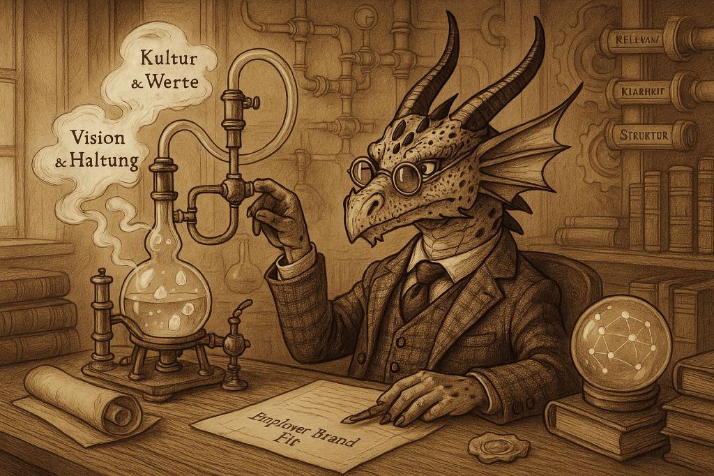 Symboldbild für die Auswirkungen einer glaubhaften Employer Branding-Strategie auf AEO und GEO